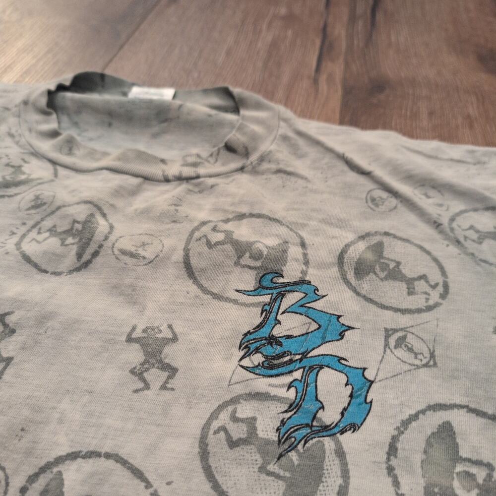 VTG BD Adult Large Shirt Surf Skater Beach Hawaii Maui Ocean Single Stitch AOP - Picture 2 of 8